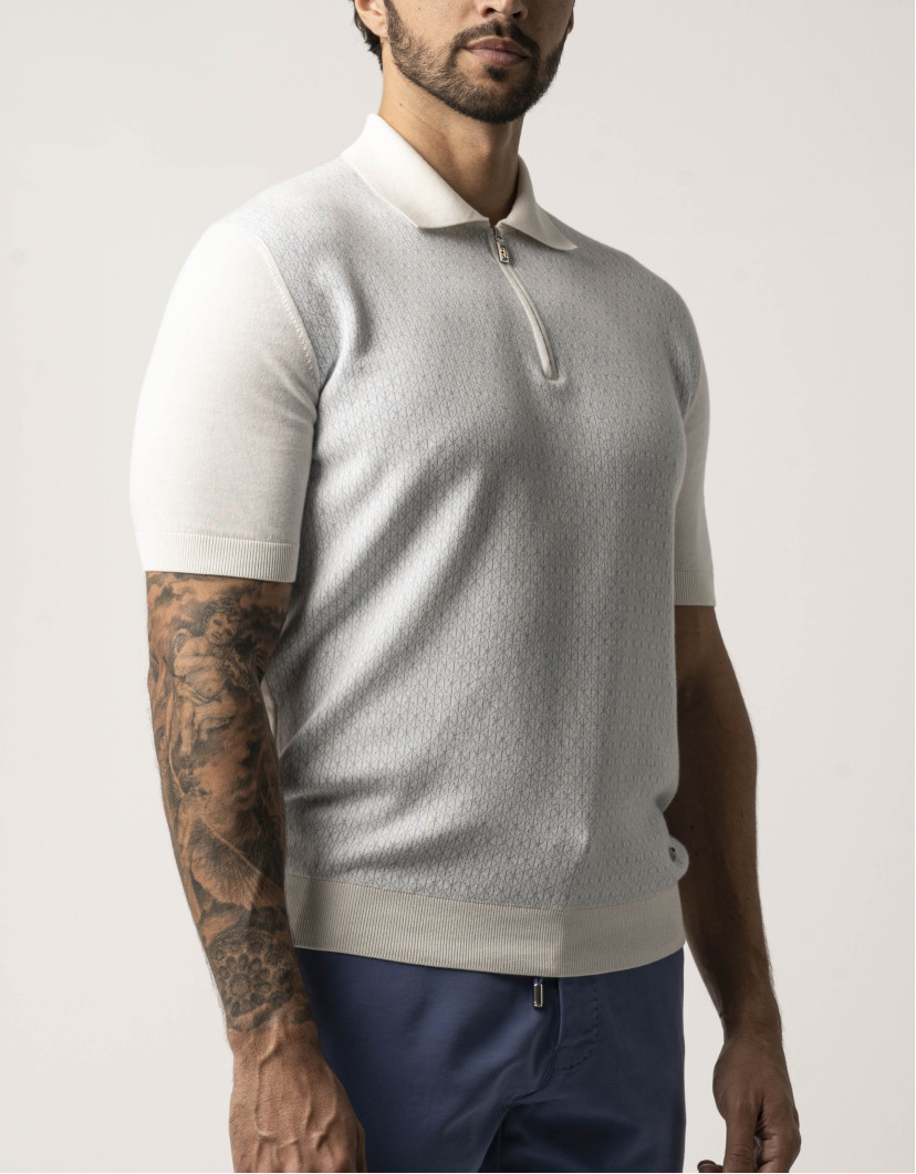 Castello d'Oro Mens Polo T-shirt 100% Cotton image